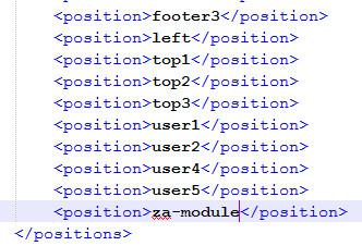 position module